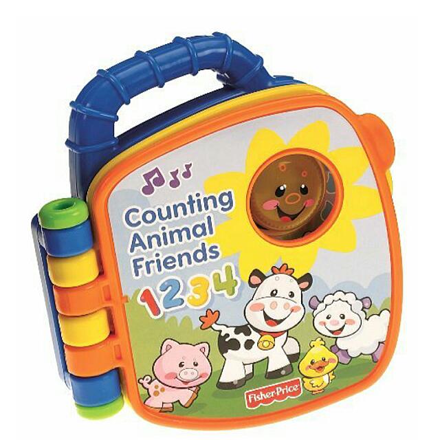 *PO* FISHER-PRICE LAUGH & LEARN COUNTING ANIMAL FRIENDS BOOK